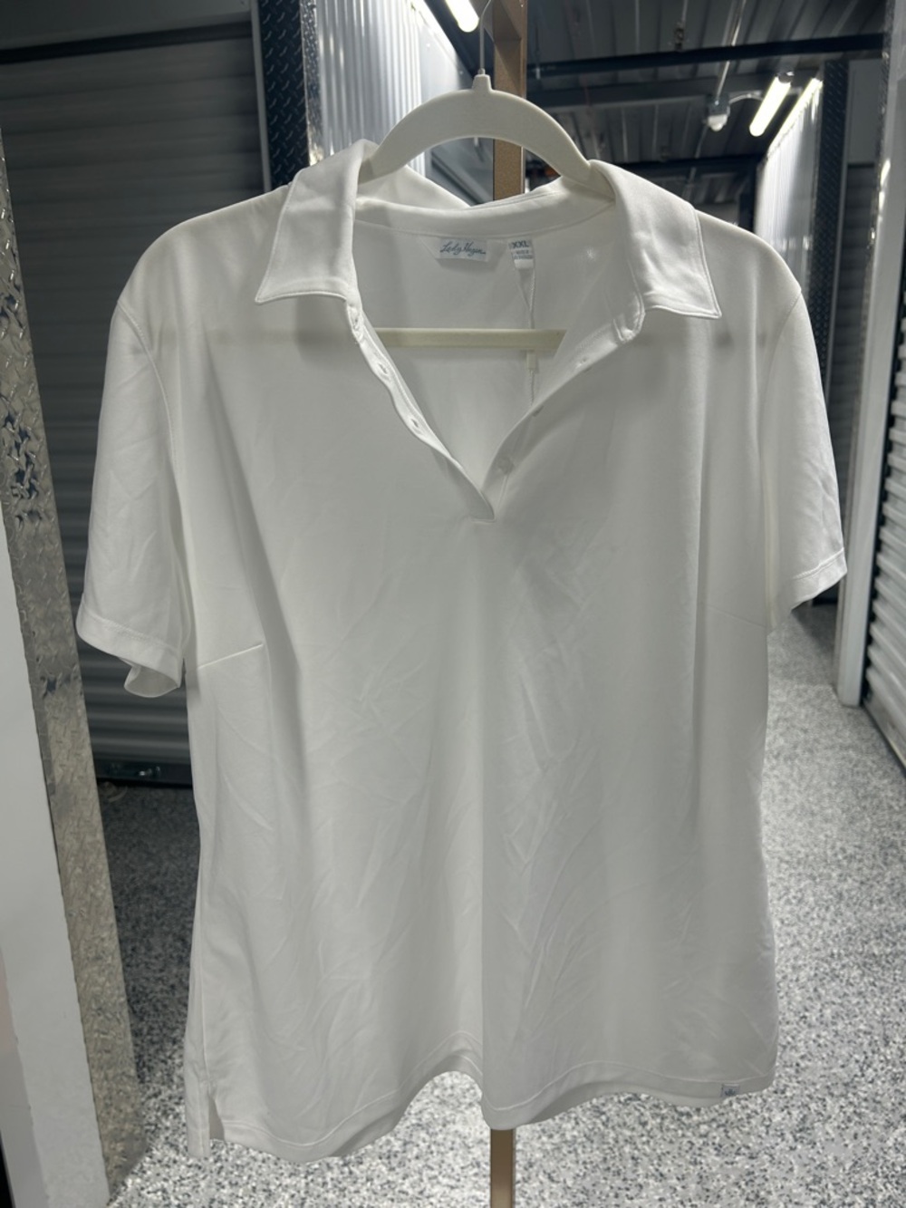 Lady Hagen XXL white polo NWT